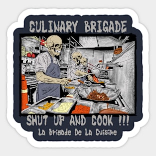 Shut up and cook Sticker